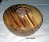 Ken Morton hollow form with copper inlace