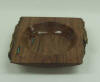 Jerry deGroot natural edged square bowl