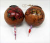 Barbara Hausman cedar ornaments, great pyrography