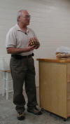 Roger Arnold with his first open-segmented vessel