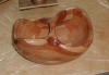 Harold Dykes turned and carved segmented vessel