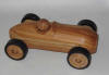 Vern Hallmark turned toy racing car