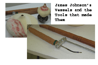 James Johnson hollow forms and the tools he developed