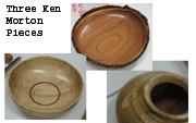 Ken Morton, platter, bowl and hollow form