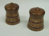 Harold Dykes' old time salt and pepper shakers, segmented
