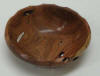Jerry DeGroot mesquite scaloped-edge bowl