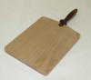Keith Longnecker maple cheese platter with walnut handle