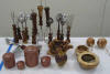 Numerous kitchen tool handles, nested boxes etc.