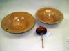 Jerry DeGroot Ash bowls and ornament