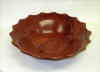 Jerre DeGroot scalloped Mesquite platter