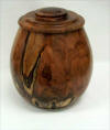 Roger Felps Mesquite urn (cookie jar?)
