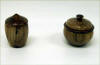 Phillip Medghalchi ash and pecan (with walnut rim) boxes