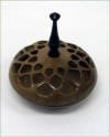 Roger Arnold pierced bowl and finial of myrtle