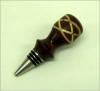 Joel Haby cocobolo bottle stopper with Celtic knot