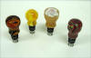 George Taylor multiple clear resin colorful stoppers